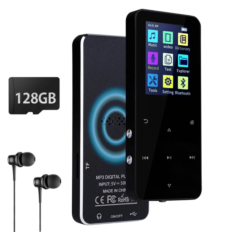 MP3プレーヤー 音楽プレーヤー HiFI音質 高精細動画 内蔵スピーカー 多機能 ミュージックプレイヤー 軽量 有線/無線両用 動画/写真/アラーム/音楽/録音/ビデオ/写真/電子書籍 スポーツ/ビジネ