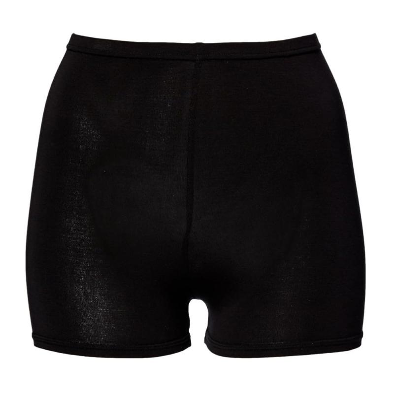 [オカモト] くろぱんやわらかタッチ スパッツ マイクロミニ丈 薄手 スクール 学校 制服 サニタリー 冷え対策レディース