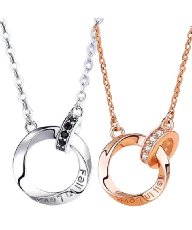 [motayu18] 사랑을 형태로 한 두 증거 커플 갖추어 페어 목걸이 패션 목걸이 pair 페어 그녀 남자 친구 생일 선물 남성 여성 여성 패션
