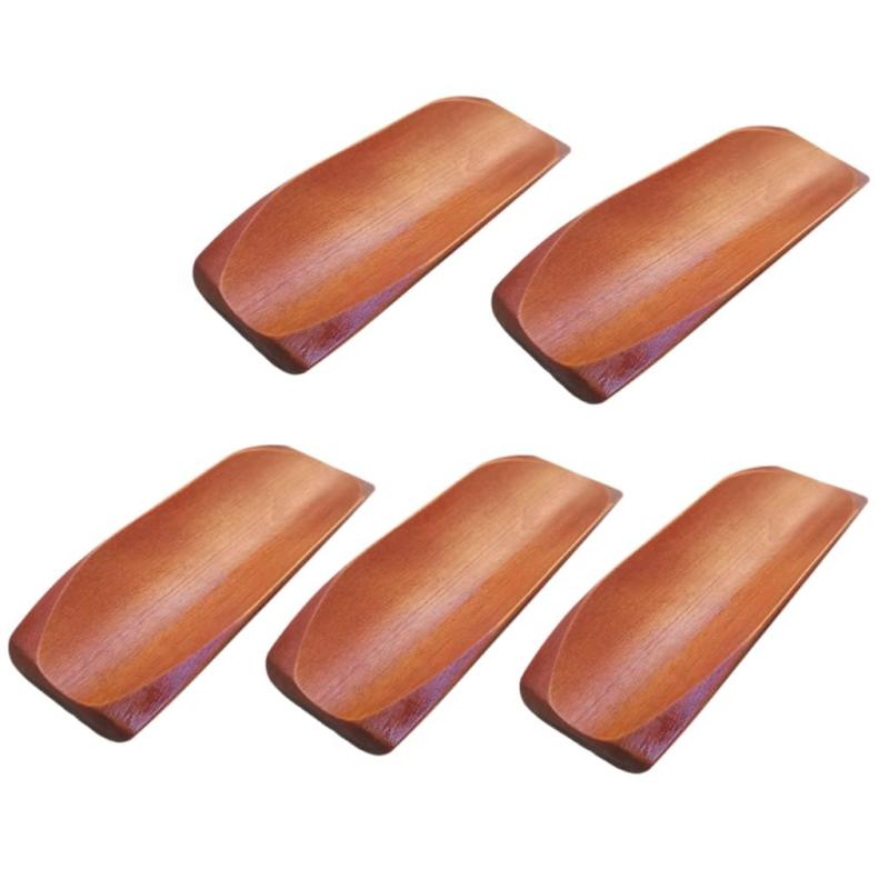 DUOLEIMI おしぼりトレイ おしぼり置き 木製 おしぼり受け 高級 5枚セット