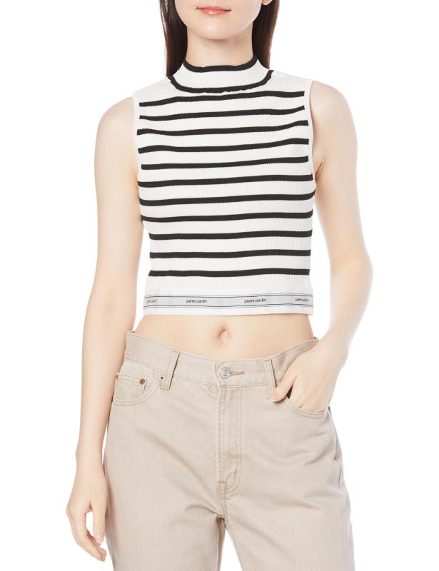 [フレイ アイディー] pierre cardin ハイネックニットタンクFWNT241813レディース