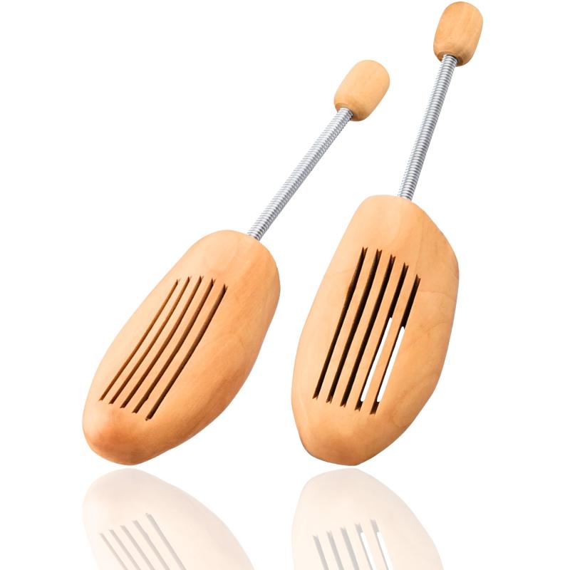 [ライムガーデン] 【湿気を吸って型崩れ防止】 木製 シューキーパー 脱臭 除湿 革靴 シューツリー ビジネスシューズ スニーカー メンズ レディース 簡単10秒ケア 選べる3サイズ