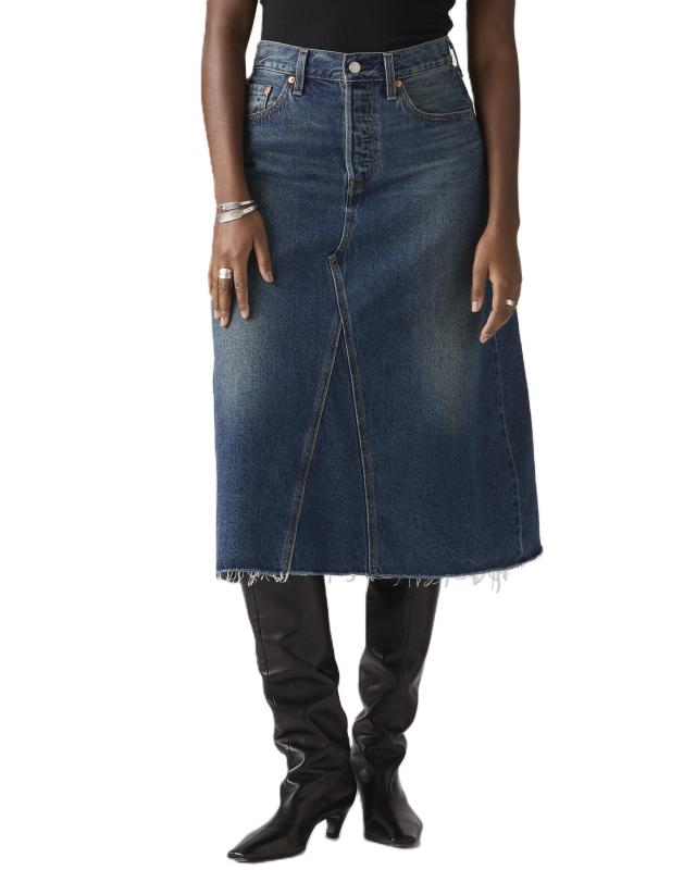 Levi's(リーバイス) デニムスカートハイライズ A-ラインスカート レディース MID MORNING/SECRET SECRETレディース