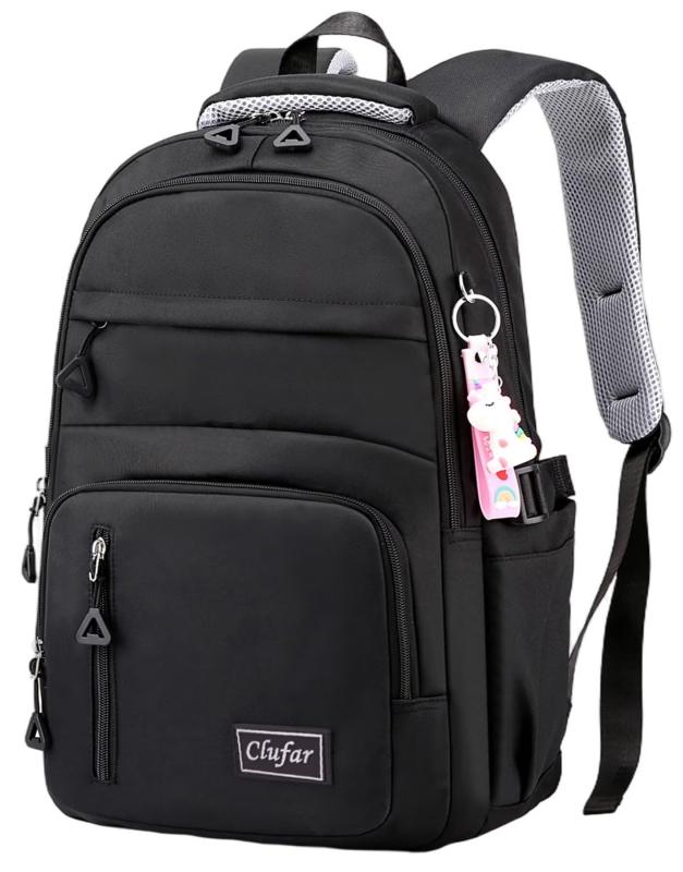 [Plelet] リュック レディース 大容量 通学 人気 可愛い 防水 リュックサック 15.6インチ PC 収納 多機能 盗難防止 背面ポケット バックパック 軽量 韓国 高校生 女子 耐久性 カジュアル 通勤 出