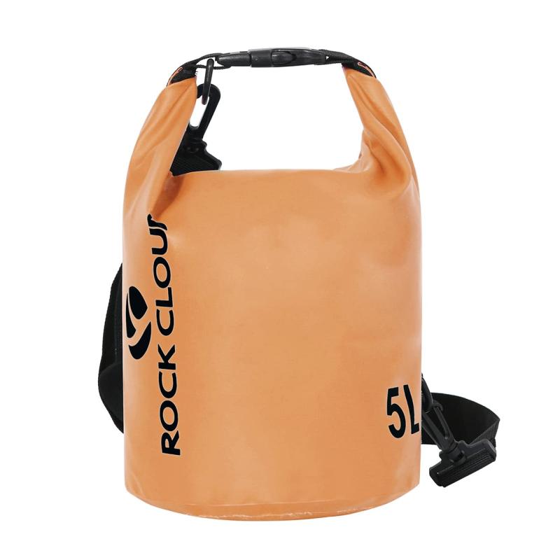 ROCK CLOUD ドライバッグ 防水バッグ ドラム型 防水ポーチ リュック 折りたたみ 軽量 5L 10L 20L 30L 40L アウトドア 海水浴 釣り ビーチ 水泳 登山 旅行用