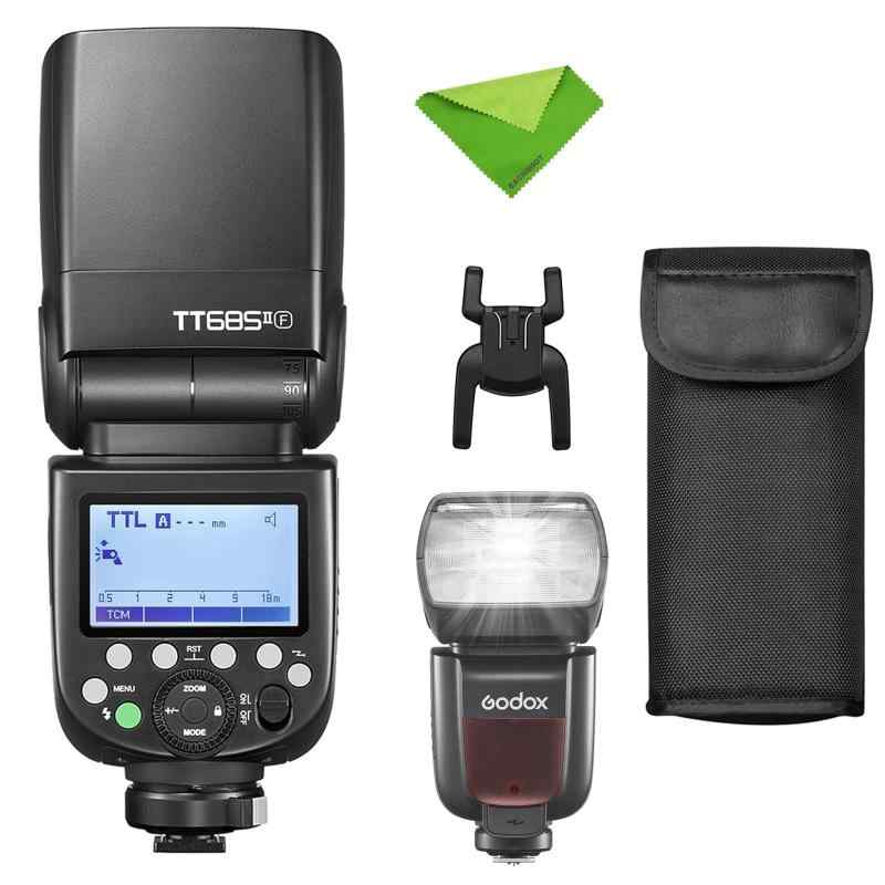 【Godox正規】Godox TT685II-S TTL カメラ フラッシュス ピードライトSony 適用, 2.4G ワイヤレスXシステム HSS 1/8000S高速同期 クリップオンストロボ(日本語マニュアル付き)