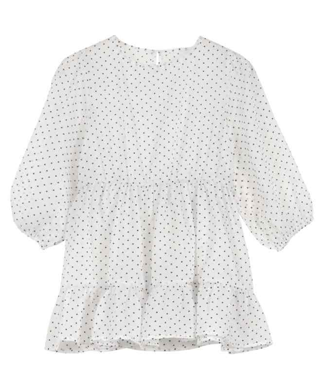[神戸レタス] ブラウス ティアードブラウス シャツ レディース 春服 シアー ドット...