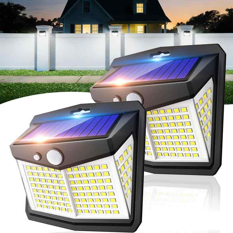 乐天商城 - 人感センサーライト 屋外 ソーラーライト フック付き 防水 防犯ライト