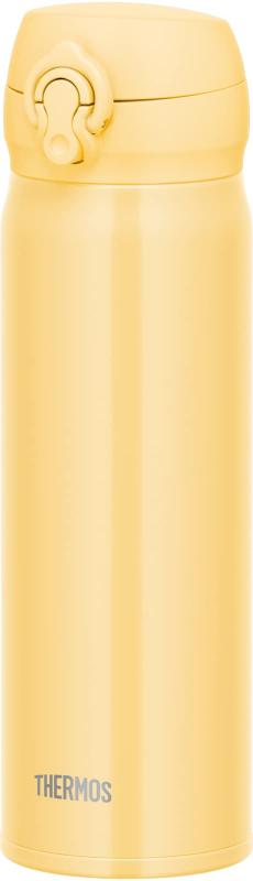 サーモス 水筒 真空断熱ケータイマグ 500ml クリームイエロー 飲み口外せてお手入れ簡単 軽量タイプ ワンタッチオープン ステンレス ボトル 保温保冷 JNL-506 CRY