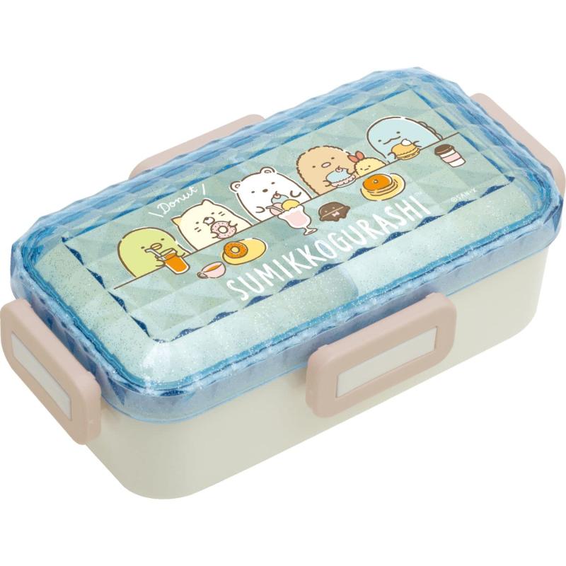 Lunch Boxes - サンエックス すみっコぐらし 4点ロックふわっとランチボックス(ダイヤカット) KA13302