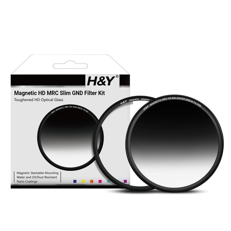 乐天商城 - H&Y 減光・NDフィルター Magnetic MRC HD Balancer GND16 Filter Kit マグネット式 ハーフND GND 1.2 Nanoコーティング 薄枠 MBG16