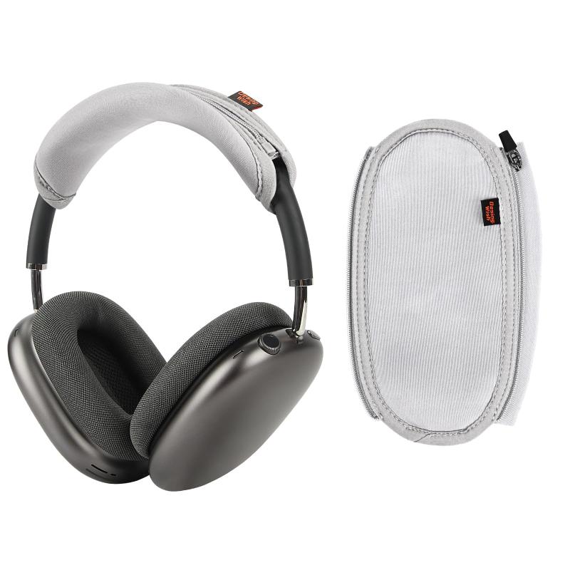 乐天商城 - Desing Wish Aple Airpod Max ヘッドホンカバー 保護ヘッドバンドカバー 交換用ヘッドバンドクッションパッドカバー 洗濯可能 ファスナー付き 防塵 イヤーカップカバー/ヘッドバンドパッド/ヘッド