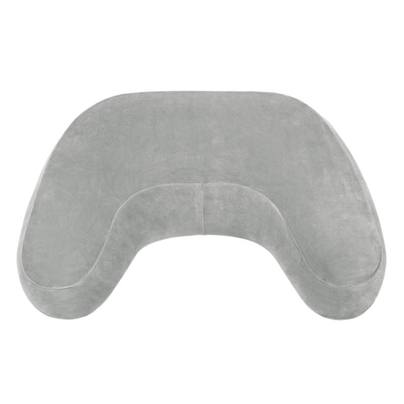 Baibu Home クッション もちもち ふわふわ 肘置き 膝上クッション ゲーム クッション 背もたれ ヘアサロン 読書 クッション 授乳 テレビ 鑑賞 アームレスト サポートクッション カバー洗える U