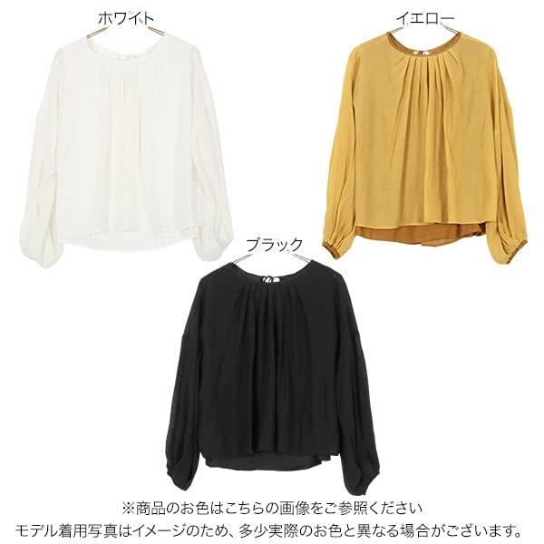 [神戸レタス] [ 田中亜希子さんコラボ ] シアー楊柳レイヤードブラウス [C5998]