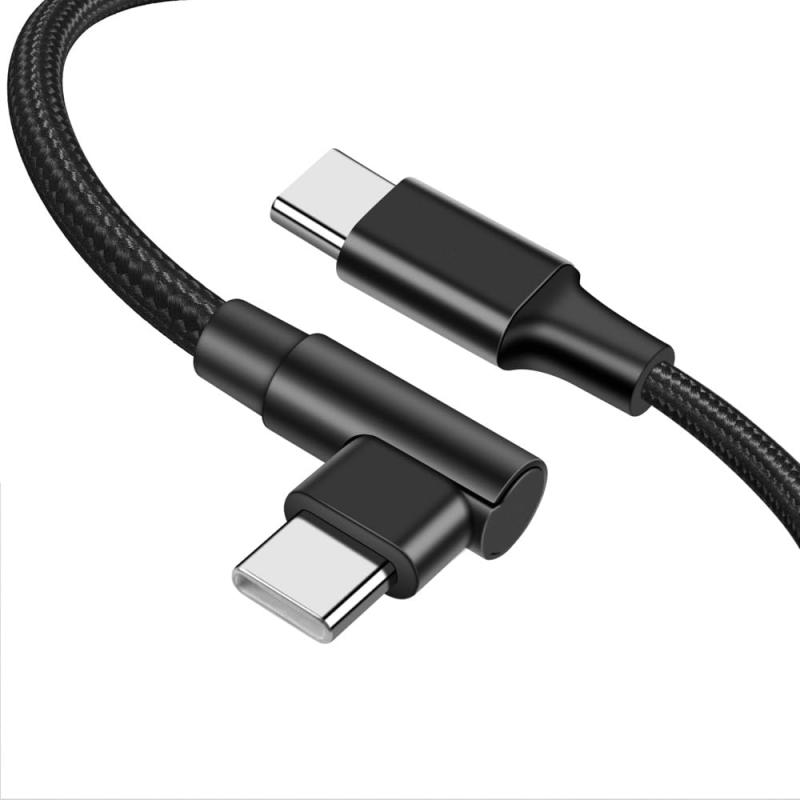 LTG 爆速 PD60w対応 L字 スマホ ケーブル C-TO-C Type-C to C TYPE-C 長さ25cm～3m 3A SPEED 急速 充電器 アイコス イルマ イルマワン プライム 7987277 [並行輸入品]