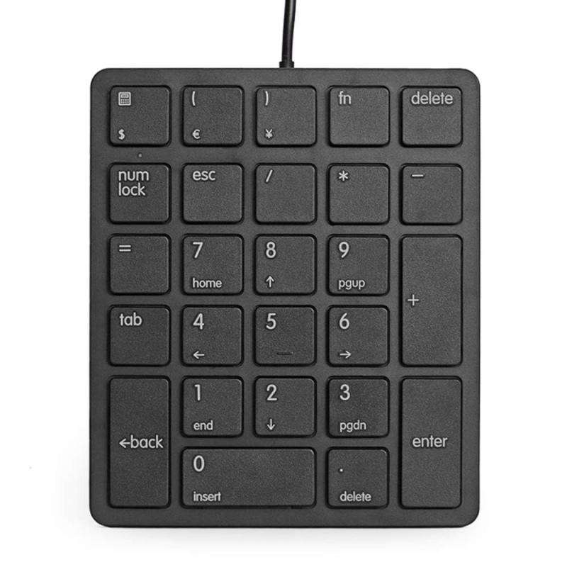 テンキーボード メカニカル式テンキーパッド 21キーテンキーパッド 5000万回高耐久 USB接続 ブラック Windows Mac 対応