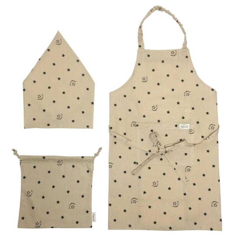 子供用 エプロン 調理実習 給食 小学校 キッズエプロン 男の子 女の子 クッキング こどもエプロン 巾着..