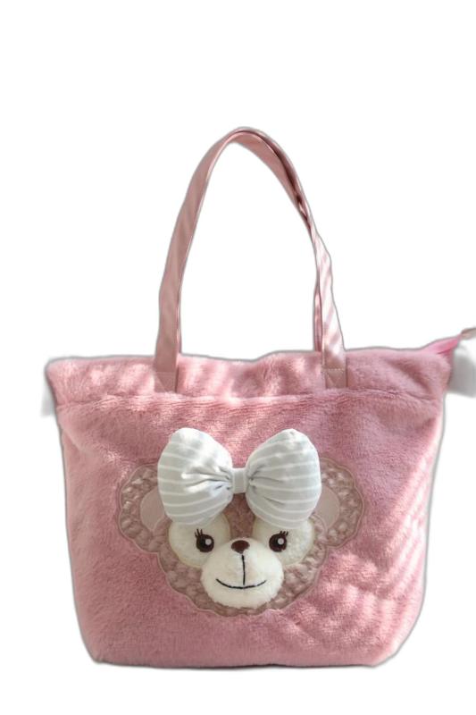 ダッフィー ステラルー キャラクター かわいい トートバッグ コットン化粧ポーチ 収納ポーチ 化粧ポーチ メイクポーチ ガジェットポー 大容量 化粧品収納 ファション 通勤 小物入れ 普段使