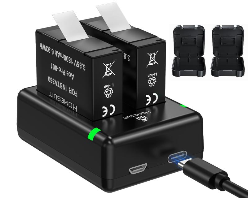 Homesuit Insta360 Ace Pro/Insta360 Ace 互換バッテリー