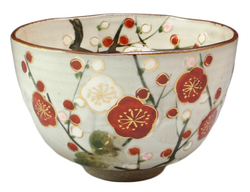 京焼 清水焼 抹茶碗 アイトー(aito) 京焼 清水焼 抹茶碗(化粧箱入) 赤茶 12.5cm 俊山窯 京の秋 tsk697