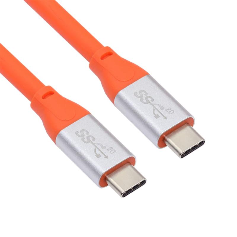 NFHK USB3.2ケーブル20Gbpsの超柔らかい高い屈曲100W 8K 5K 4K USB4.0ハイパー柔軟なケーブルの男性への男性