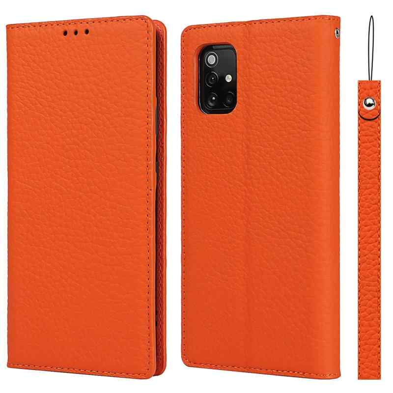 乐天商城 - Litchi pattern case for Galaxy A51 JP