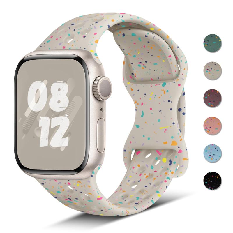 [RanBluu] �Х�� 41mm/40mm/38mm 49mm/45mm/44mm/42mm �ؤ��٥�� �򴹥Х�� ���ꥳ���� ���ݡ��ĥХ�� �����å���꡼�����ȥ�å� ���ѥ����å����ȥ�å� �̵��� Ĵ���ǽ