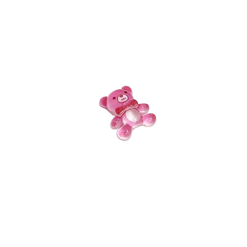ネイルパーツ レディース かわいい 小熊 クマ 抱っこ カートゥーン キャラクター 3...
