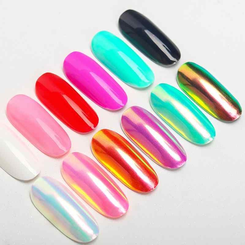 ネイル用品 ネイルアートパーツ ラメ ホログラム 貝殻パウダー 偏光 パール ミラー...