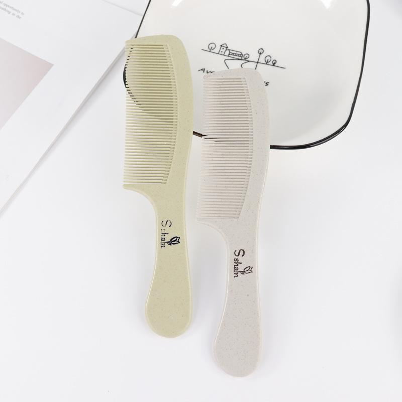 ヘアブラシ レディース くし 櫛 麦わら素材 尖尾梳 先端細め スタイリングコーム 静電気防止 頭皮マッサージ 髪ケア 絡まない サラサラ 艶髪 美髪 ヘアケア用品 道具 ツール 持ち運び 便利 軽量 丈夫 頑丈 耐久性 普段使い 通勤用 旅行用 多機能 slope-up-10145061 SLOPEUP パッケージ画像