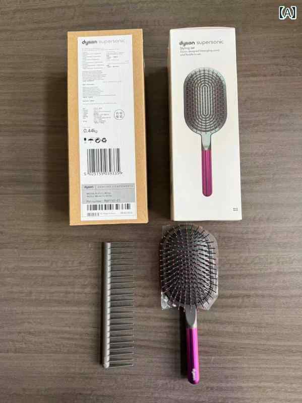 ヘアブラシ レディース 女性用 櫛 クッションブラシ 髪型 ヘアケア 髪質改善 艶出し 静電気防止 マッサージコーム ワイドコーム 美髪ブラシ 頭皮ケア ヘアサロン用品 家庭用 携帯用 旅行用 セット 持ち運び便利 美容家電代用 絡まりにくい 高機能 静 slope-up-10145291 SLOPEUP サンプル画像2