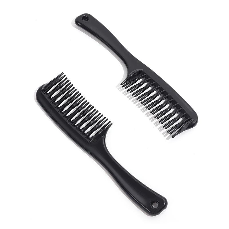ヘアブラシ レディース メンズ 櫛 くし コーム 美容 髪ケア 頭皮ケア 持ち手付き スタイリング サロン用 家庭用 乾湿両用 プラスチック製 ストレート ウェーブ 絡まり防止 静電気防止 軽量 耐熱性 丈夫 通勤 通学 普段使い アウトドア デイリー使