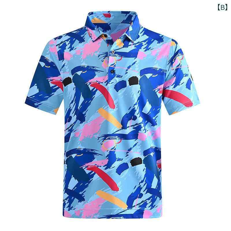 Tシャツ メンズ ゴルフ テニス 速乾 カラフル デジタルプリント 高級感 吸湿速乾 軽量 伸縮性 ポリエステル スポーツウェア アウトドア 普段使い 体型カバー ゆったり 大きいサイズ 接触冷感 機能性 メッシュ ドライ フィットネス トレーニング slope-up-10181988 SLOPEUP サンプル画像3