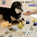 【スーパーSALE】犬用 録音ボタン 会話ボタン 音声ボタン ペットボタン 多機能ポータブル バッテリー付き ベル コミュニケーション トレーニング 早押しボタ...