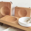 ペット用 食器 猫用 餌台 木製食器台 ブナ 高級木材 フードボウル ご飯台 ボウル 食べやすい 餌入れ 皿 食事台 頸椎を保護す 溢れ止め 滑り止め ステンレスの皿 取り外し可能 安定感拔群 手入れ簡単 アイスクリーム型 かわいい ドワーフ・キャットや子猫に最適 送料無料