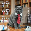 送料無料 ペット用ネクタイ 猫 犬 ペット キャット ドッグ ネコ ネクタイ つけ襟 キャット 首飾り ペット用スタイ 可愛い おしゃれ マジック テープ プレ...