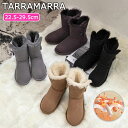 ムートンブーツ TARRAMARRA レディース ショート ブーツ シープスキンアグ 天然ウール かわいい レディース靴 冬靴 靴 レディース シューズ 裏起毛...