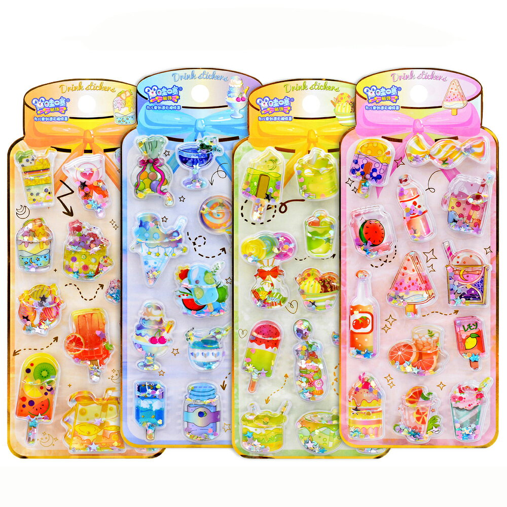 樂天商城 - 【2/4枚セット】ウォーターシール ぷくぷくシール ぷっくりシール 水シール 水晶ラメデコシール 虹彩ジェムシール 可愛いシール 飾り 4種類 ご褒美シール 立体シール シール 女の子 DIY 3Dシール 手帳 ステッカーデコ 手作り キラキラ 貼り付け スマホケース 水筒 透明感