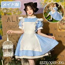 コスプレ メイド服 ロリータ ワンピース 2点セット メイド エプロン衣装 家政婦 大きいサイズ コスプレ衣装 コスチューム ハロウイン イベント 魔女ハット 魔女 文化祭 学園祭 正統派メイド ゴスロリ ロリータ風 セクシーコスプレ 可愛い ブルー 子供 キッズ レディース