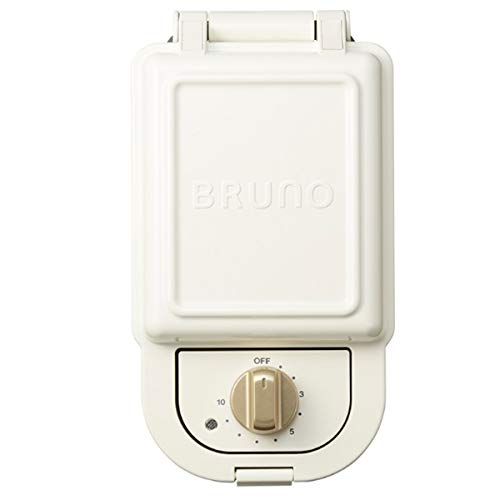 ブルーノ 食器 ブルーノ BRUNO ホットサンドメーカー 耳まで焼ける 電気 シングル ホワイト BOE043-WH