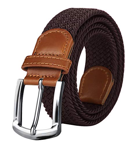 maikun マイクイーン ベルト メンズ カジュアル おおきいサイズ メンズベルト ゴムベルト メッシュベルト belt おしゃれ 父の日 父の日ギフトランキング クリスマス プレゼント ブラウン 130cm