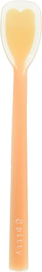 片力商事 PTYGRACE シリコンスプーン 17.3cm シリコン一体タイプ ヘラ型 小 オレンジ 日本製 PT-0601