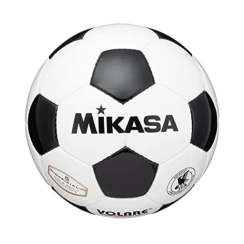 ミカサ(MIKASA) サッカーボール 5号 SVC50VL-WBK 日本サッカー協会 検定球 (一般 大学 高生 中学生用) ホワイト/ブラック