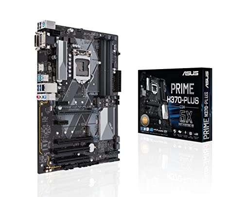 ASUSTek Intel H370 搭載 マザーボード LGA1151対応 H370M-PLUS mATX