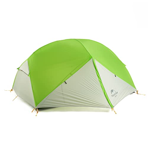 Naturehike公式ショップ 2人用 テント Mongar テント 軽量 アウトドア 専用グランドシート付 設営簡単 二重層 耐水圧PU4000mm 4シーズン 自立式 テント 山岳 ドーム型 キャンプ 用品 登山 キャンピング 収納袋付き (グレ