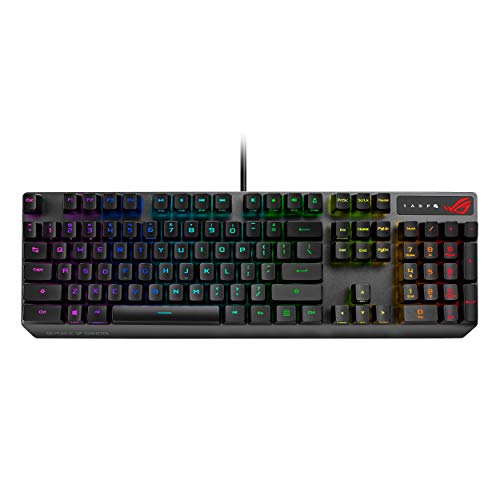 ASUSTek FPSゲーマー向け ROGStrix Scope RXオプティカル RGB ゲーミングキーボード XA05 ROG STRIX SCOPE RX/RD/US IP56防水、防塵