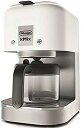 De Longhi (デロンギ) ドリップコーヒーメーカー ケーミックス kMix COX750J-WH レギュラーコーヒー 6杯用 ステンレスフィルター アロマスイッチ シャワードリップ機能 クールホワイト デロンギファミリー登録で3年保証