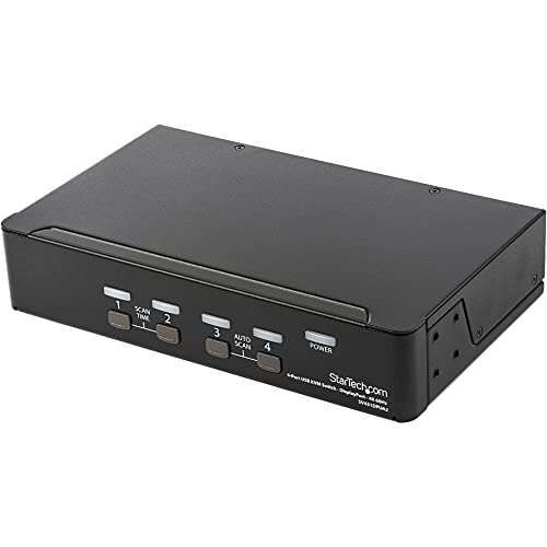 StarTech.com KVMå/4ݡ/1/DisplayPort 1.2/4K60Hz/USB 2.0ϥ/ǥ/CPUش SV431DPUA2