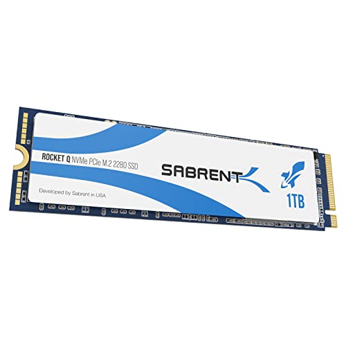 SABRENT SSD 1TB、M.2 SSD 1TB、NVMe 1TB PCIe M.2 2280、内蔵SSD速度最大3200MB (SB-RKTQ-1TB-JP)