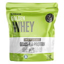 Choice GOLDEN WHEY ( ゴールデンホエイ ) ホエイプロテイン 抹茶 1kg 鮮度を保つ真空パックにリニューアル 有機抹茶使用 / 乳酸菌ブレンド / 人工甘味料不使用 GMOフリー タンパク質摂取 グラスフェッド ( プロ